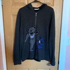 Alice & Olivia Grateful Dead Bear Sweater Hoodie